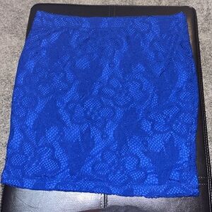 🦋Blue mini skirt 5/25$